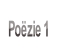 Poëzie 1.
