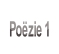 Poëzie 1.